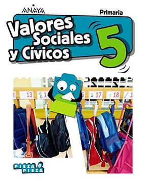 portada Valores Sociales y Cívicos 5.