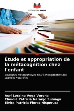 portada Étude et appropriation de la métacognition chez l'enfant (en Francés)