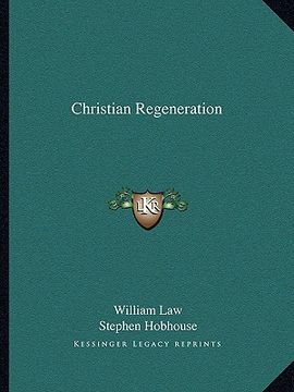 portada christian regeneration (in English)