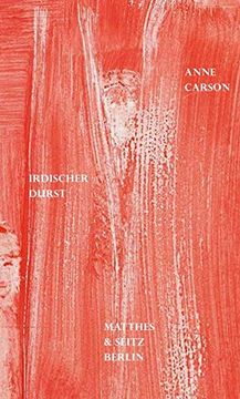 portada Irdischer Durst (Dichtung). (in German)