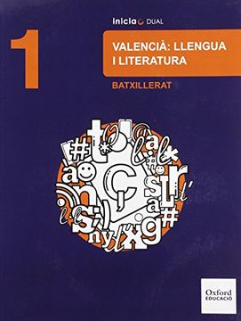 portada Lengua Valenciana Y Literatura. Libro Del Alumno. Bachillerato 1 (Inicia)