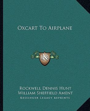 portada oxcart to airplane