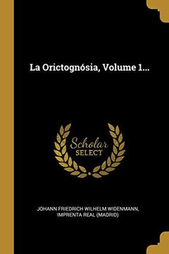 portada La Orictognósia, Volume 1.