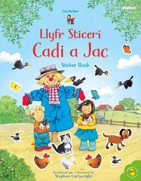 portada Cyfres cae Berllan: Llyfr Sticeri Cadi a jac Sticker Book (in English)