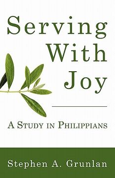portada serving with joy: a study in philippians (en Inglés)