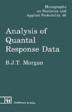 portada analysis of quantal response data (en Inglés)
