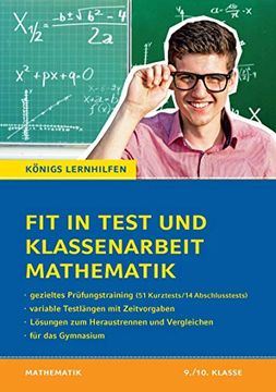 portada Fit in Test und Klassenarbeit - Mathematik 9. /10. Klasse Gymnasium: 51 Kurztests und 14 Klassenarbeiten (Königs Lernhilfen) (in German)