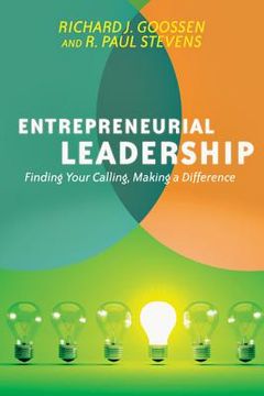 portada entrepreneurial leadership: finding your calling, making a difference (en Inglés)