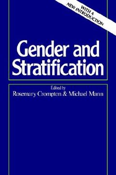 portada gender and stratification (en Inglés)