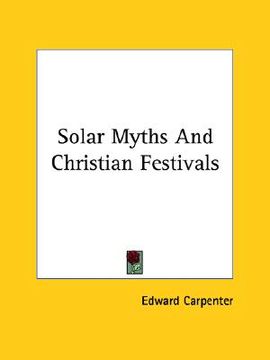 portada solar myths and christian festivals (en Inglés)