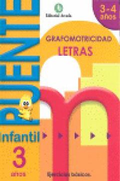 portada Puente. Letras. Cuaderno De Grafomotricidad. E.I. 3 (in Spanish)