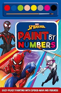 portada Marvel Spiderman Paint by Numbers