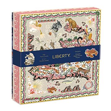 portada Liberty London Maxine 500 Piece Double Sided Puzzle With Shaped Pieces 