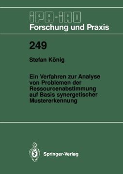portada Ein Verfahren zur Analyse von Problemen der Ressourcenabstimmung auf Basis synergetischer Mustererkennung (IPA-IAO - Forschung und Praxis) (German Edition)