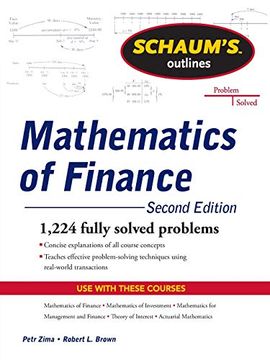 portada Schaum's Outline of Mathematics of Finance, Second Edition (Schaum's Outlines) (en Inglés)