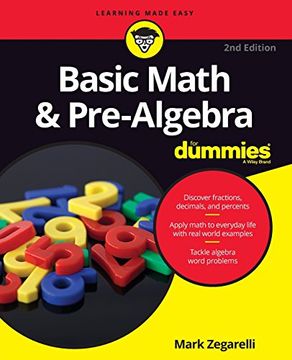 portada Basic Math And Pre-algebra For Dummies (en Inglés)
