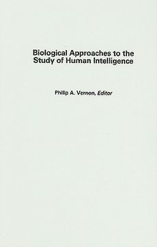 portada biological approaches to the study of human intelligence (en Inglés)