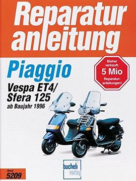 portada Piaggio Sfera 125Vespa et 4 ab Baujahr 1996 (en Alemán)