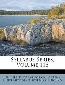 portada syllabus series, volume 118 (en Inglés)
