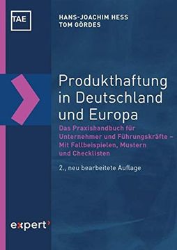 portada Produkthaftung in Deutschland und Europa (en Alemán)