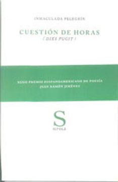 portada Cuestión de horas (dies fugit) (Colección Juan Ramón Jiménez) (in Spanish)