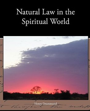 portada natural law in the spiritual world (en Inglés)