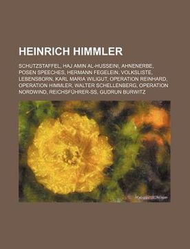 Libro Heinrich Himmler: Schutzstaffel, Haj Amin Al-husseini, Ahnenerbe ...