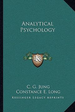 portada analytical psychology (en Inglés)