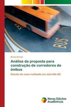 portada Análise de Proposta Para Construção de Corredores de Ônibus (en Portugués)