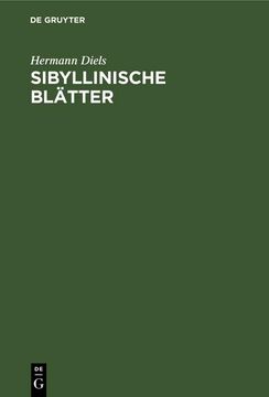 portada Sibyllinische Blätter (in German)
