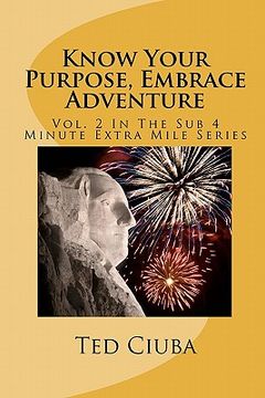 portada know your purpose, embrace adventure (in English)