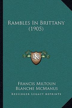 portada rambles in brittany (1905) (en Inglés)