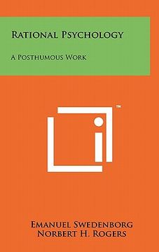 portada rational psychology: a posthumous work (en Inglés)