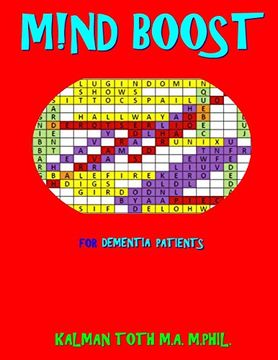 portada M! Nd Boost for Dementia Patients: 132 Entertaining & Therapeutic Large Print Word Search Puzzles 