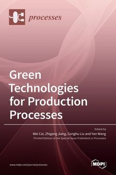 portada Green Technologies for Production Processes