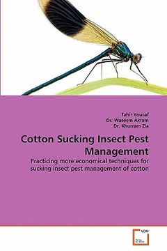 portada cotton sucking insect pest management (en Inglés)