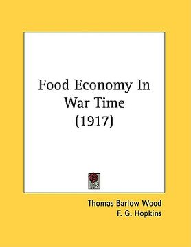 portada food economy in war time (1917)