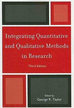portada integrating quantitative and qualitative methods in research (en Inglés)