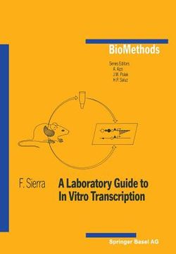 portada a laboratory guide to invitro transcription (in English)