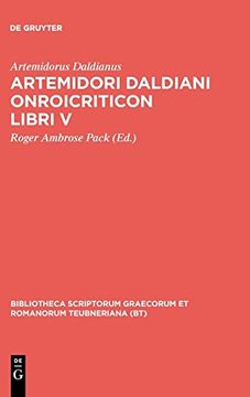 portada Artemidori Daldiani Onirocriticon Libri v 
