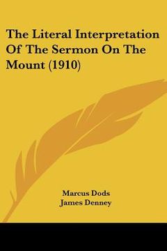 portada the literal interpretation of the sermon on the mount (1910) (en Inglés)