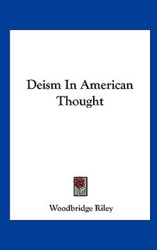 portada deism in american thought (en Inglés)