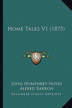 portada home talks v1 (1875) (en Inglés)