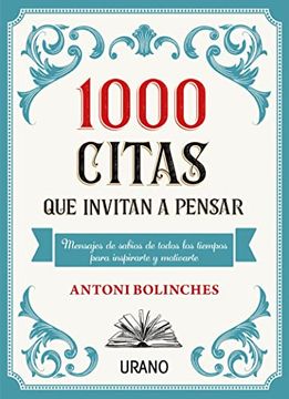 portada 1000 Citas que Invitan a Pensar (in Spanish)