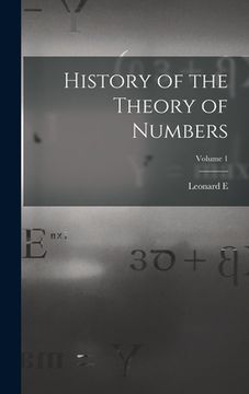 portada History of the Theory of Numbers; Volume 1 (en Inglés)
