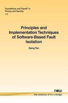 portada Principles and Implementation Techniques of Software-Based Fault Isolation