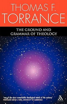 portada ground and grammar of theology (en Inglés)