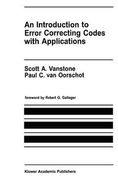 portada an introduction to error correcting codes with applications (en Inglés)