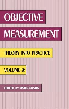 portada objective measurement: theory into practice, volume 2 (en Inglés)