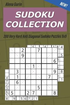 portada Sudoku Collection: 200 Very Hard Anti Diagonal Sudoku Puzzles 9x9 (en Inglés)